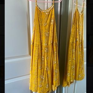 Yellow High Low Kids Yellow Dress